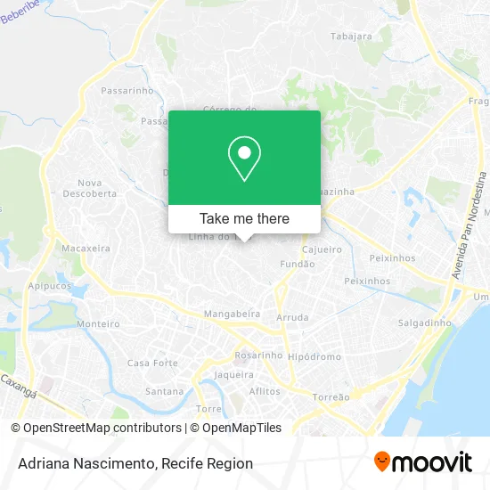Adriana Nascimento map