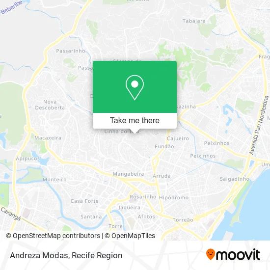 Andreza Modas map