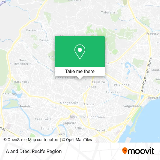 A and Dtec map
