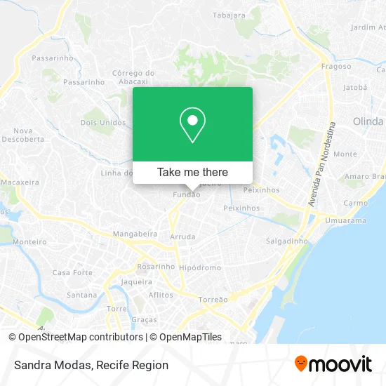 Sandra Modas map