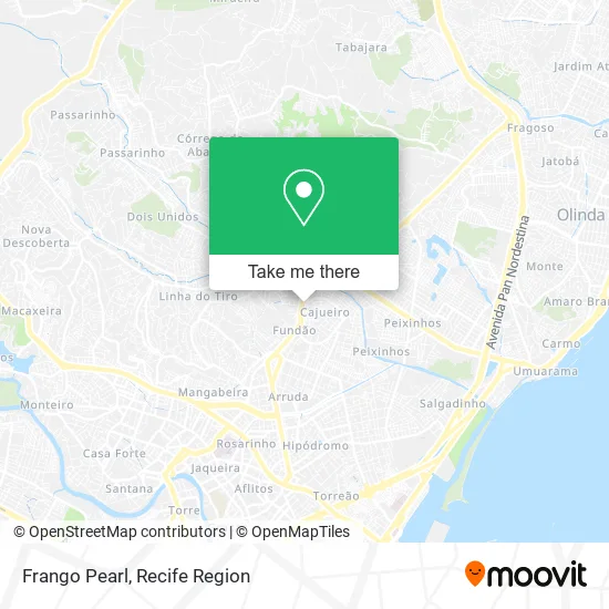Frango Pearl map