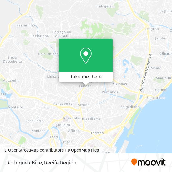 Rodrigues Bike map