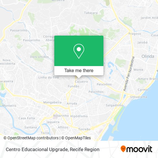 Mapa Centro Educacional Upgrade