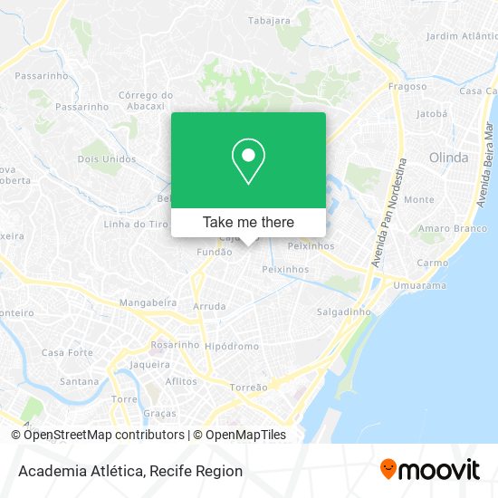Mapa Academia Atlética