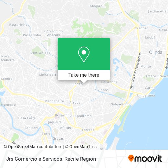 Jrs Comercio e Servicos map