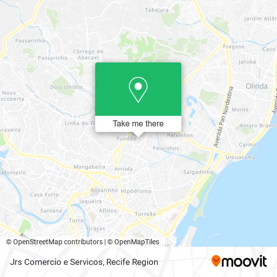 Jrs Comercio e Servicos map