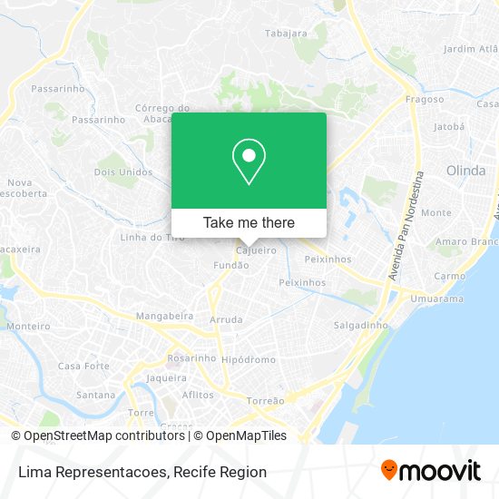 Lima Representacoes map
