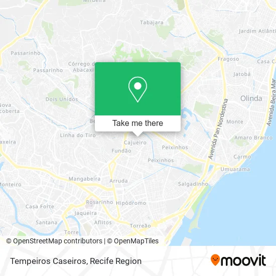 Tempeiros Caseiros map
