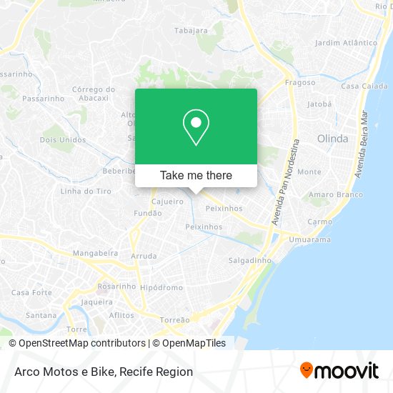 Arco Motos e Bike map