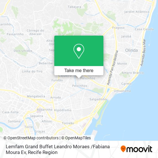 Lemfam Grand Buffet Leandro Moraes /Fabiana Moura Ev map