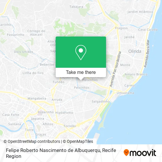 Felipe Roberto Nascimento de Albuquerqu map