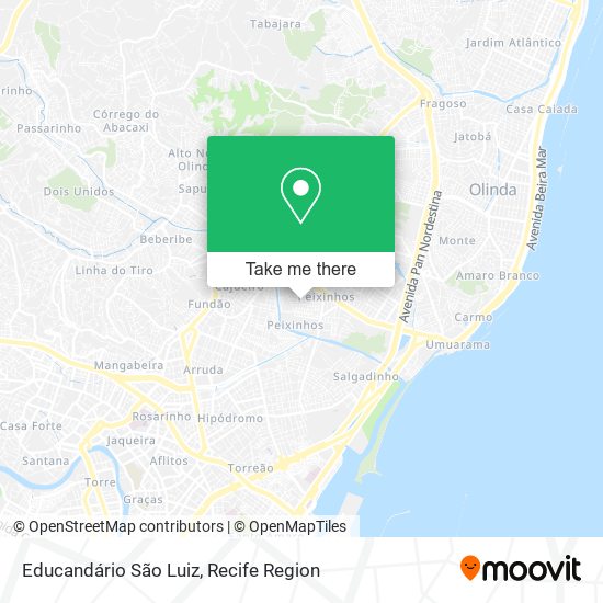 Educandário São Luiz map