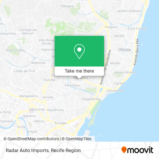 Radar Auto Imports map