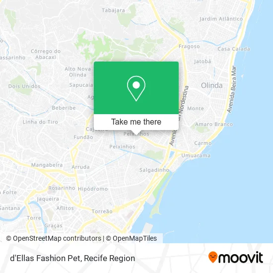 d'Ellas Fashion Pet map