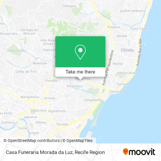 Casa Funeraria Morada da Luz map