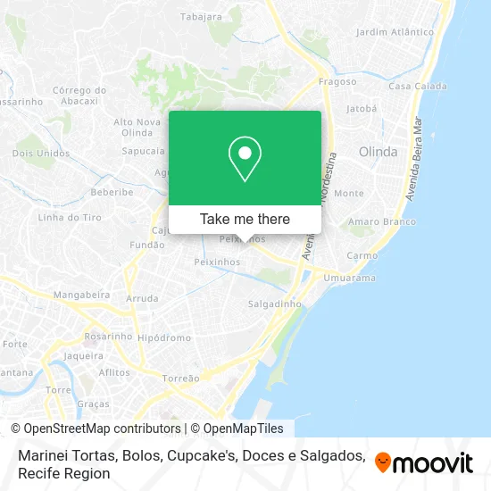 Marinei Tortas, Bolos, Cupcake's, Doces e Salgados map