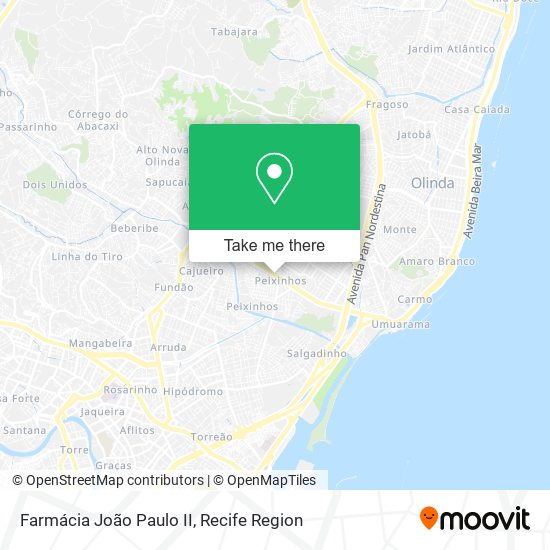 Farmácia João Paulo II map