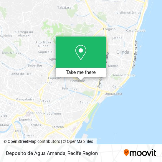 Deposito de Agua Amanda map