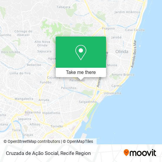 Cruzada de Ação Social map