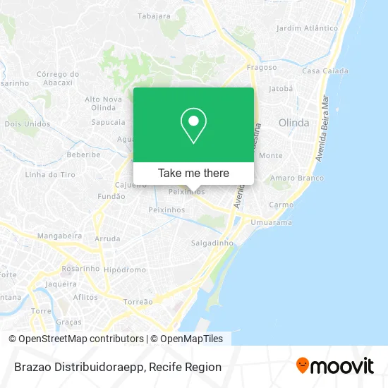 Brazao Distribuidoraepp map