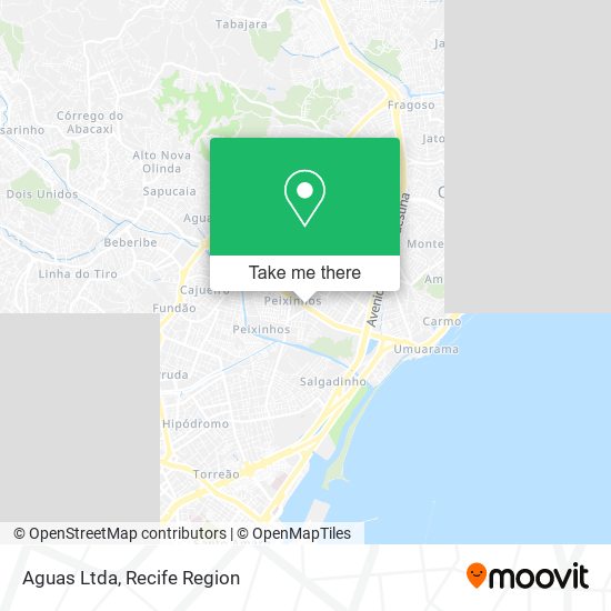 Aguas Ltda map