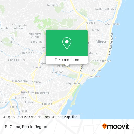 Sr Clima map
