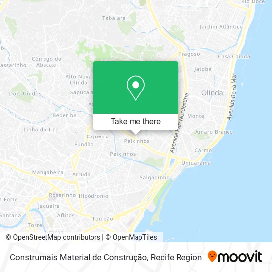 Construmais Material de Construção map