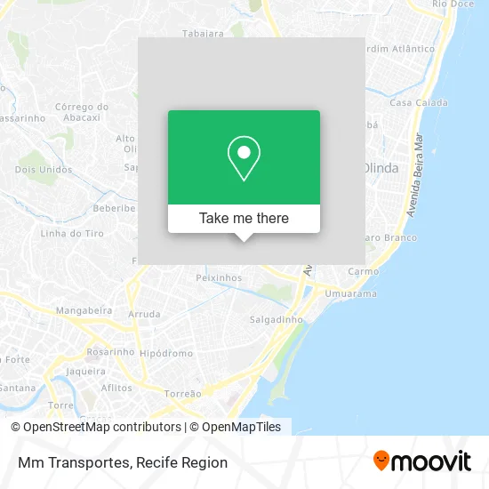 Mm Transportes map