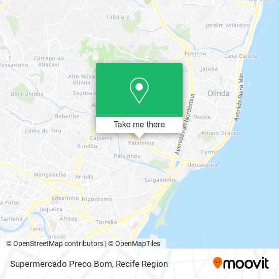 Supermercado Preco Bom map