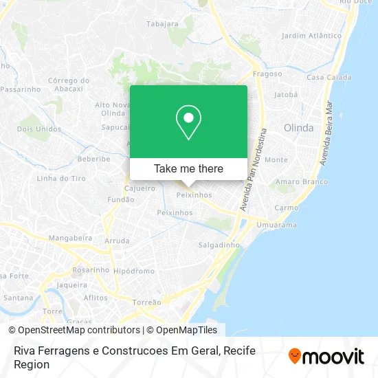 Riva Ferragens e Construcoes Em Geral map