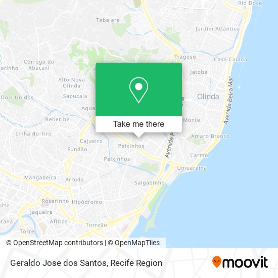 Geraldo Jose dos Santos map