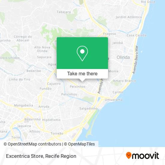 Excentrica Store map