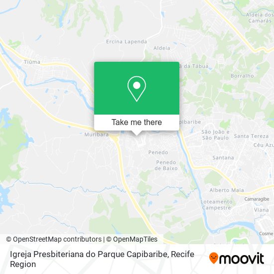 Igreja Presbiteriana do Parque Capibaribe map
