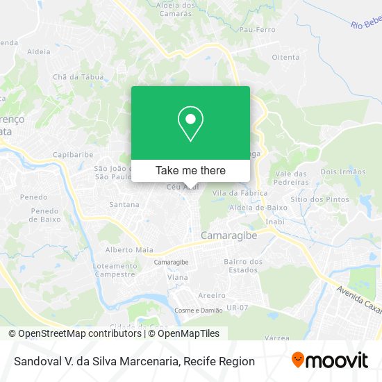 Sandoval V. da Silva Marcenaria map