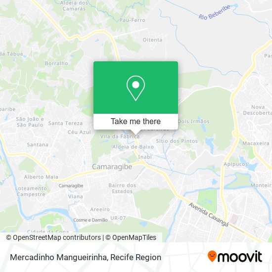 Mercadinho Mangueirinha map