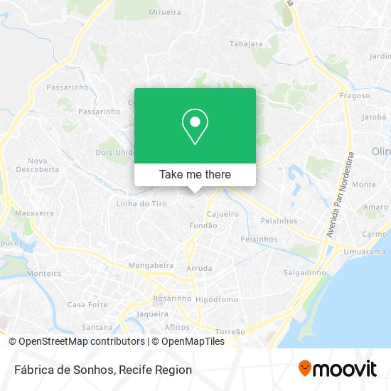 Fábrica de Sonhos map