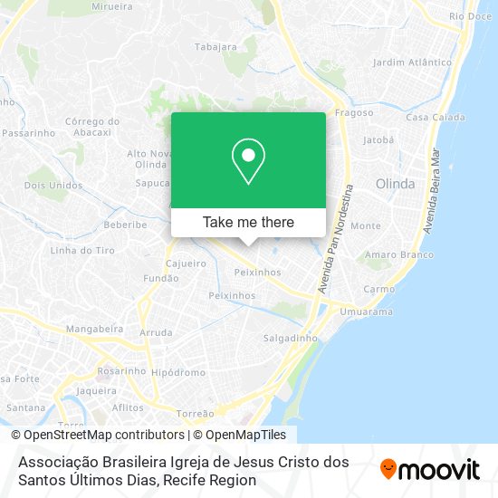 Associação Brasileira Igreja de Jesus Cristo dos Santos Últimos Dias map