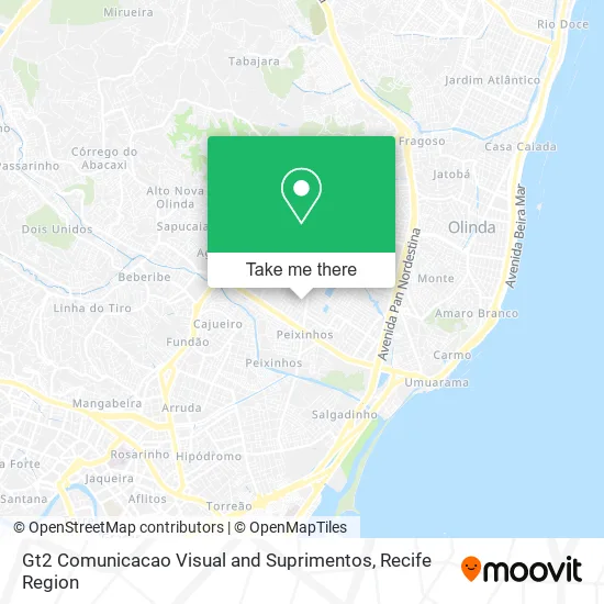 Gt2 Comunicacao Visual and Suprimentos map