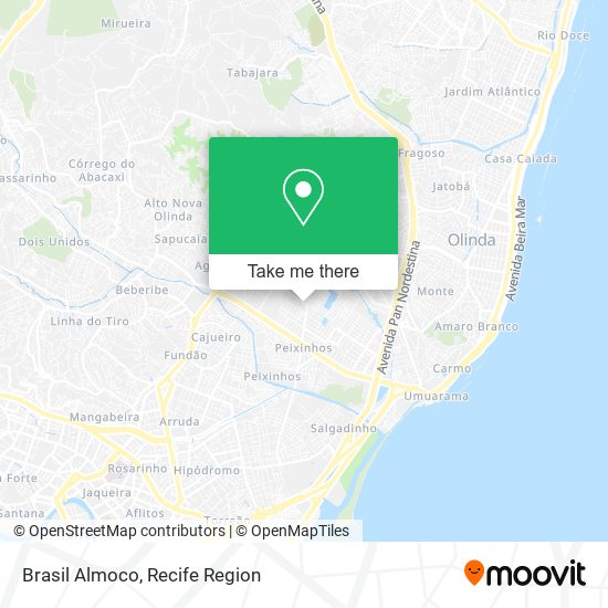 Brasil Almoco map