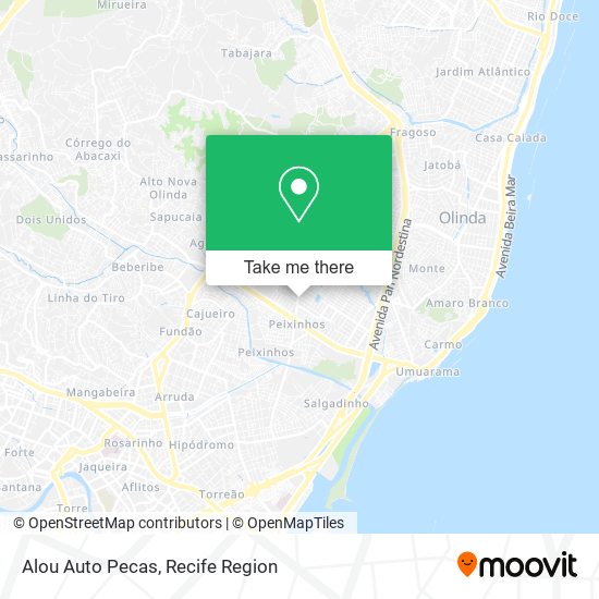 Alou Auto Pecas map