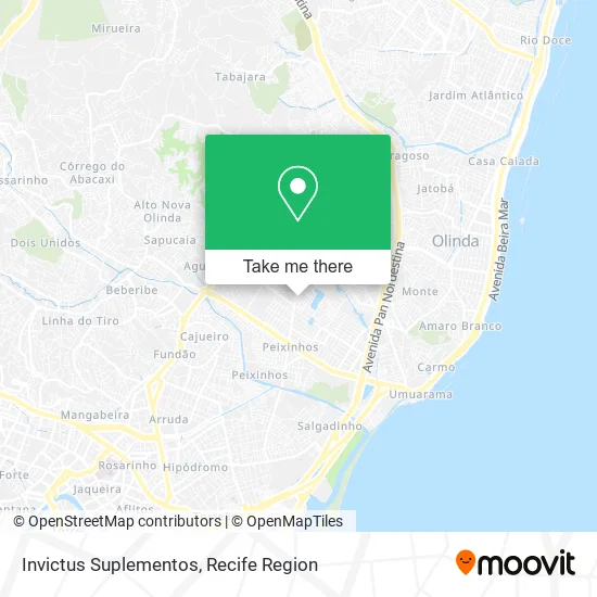 Invictus Suplementos map