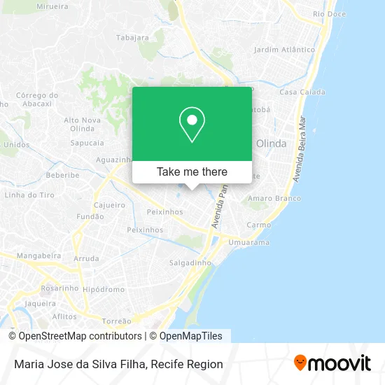 Maria Jose da Silva Filha map
