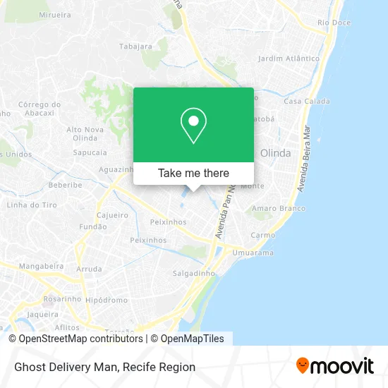 Ghost Delivery Man map