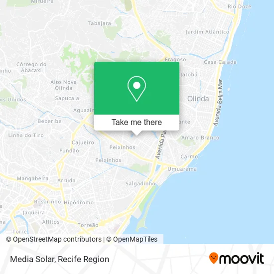 Media Solar map