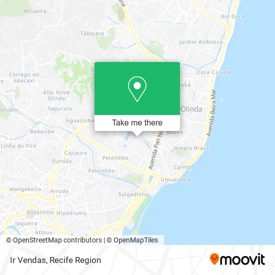 Ir Vendas map