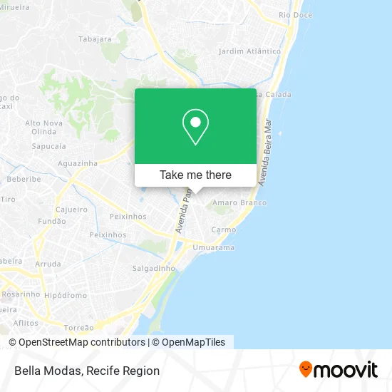 Bella Modas map