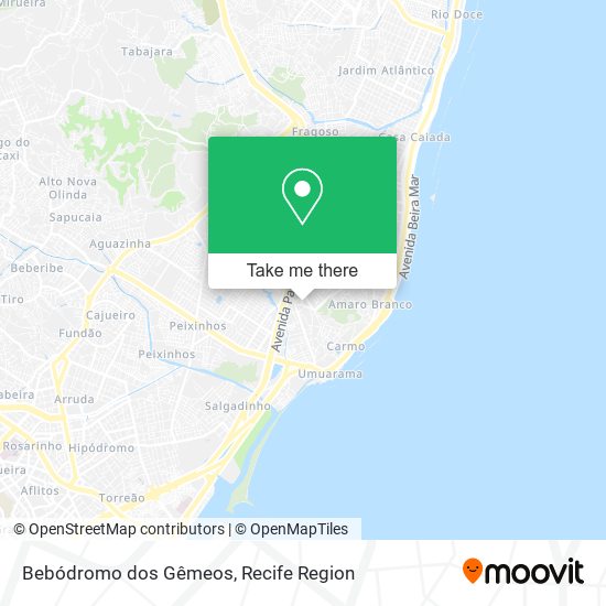 Bebódromo dos Gêmeos map