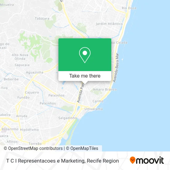 T C I Representacoes e Marketing map
