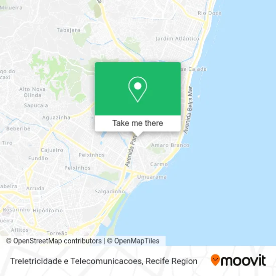 Treletricidade e Telecomunicacoes map