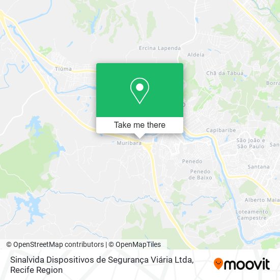 Sinalvida Dispositivos de Segurança Viária Ltda map